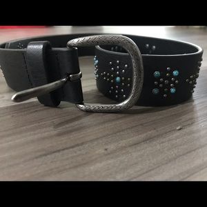 Lucky Brand Turquoise Black Belt
